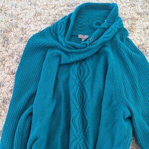 Talbots Women’s Cable Knit Sweater – Size 2X – Teal